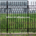 classic natural wrought iron fence